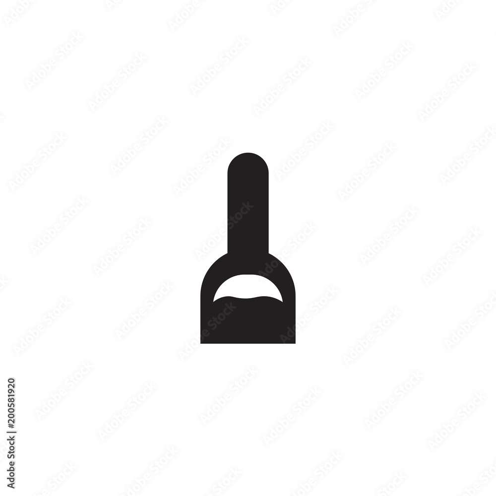 Hand nails painting bottle icon isolated on white background Hand nails painting bottle icon isolated on white background