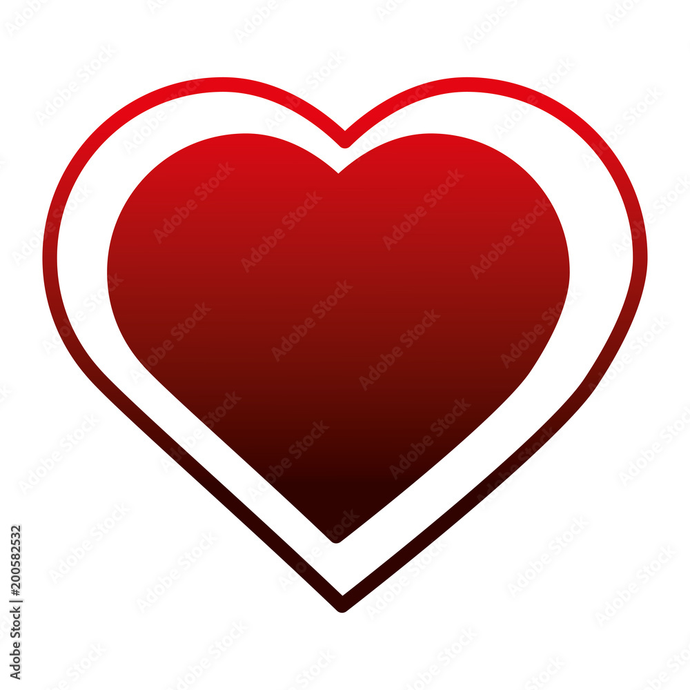 heart love passion feeling image vector illustration