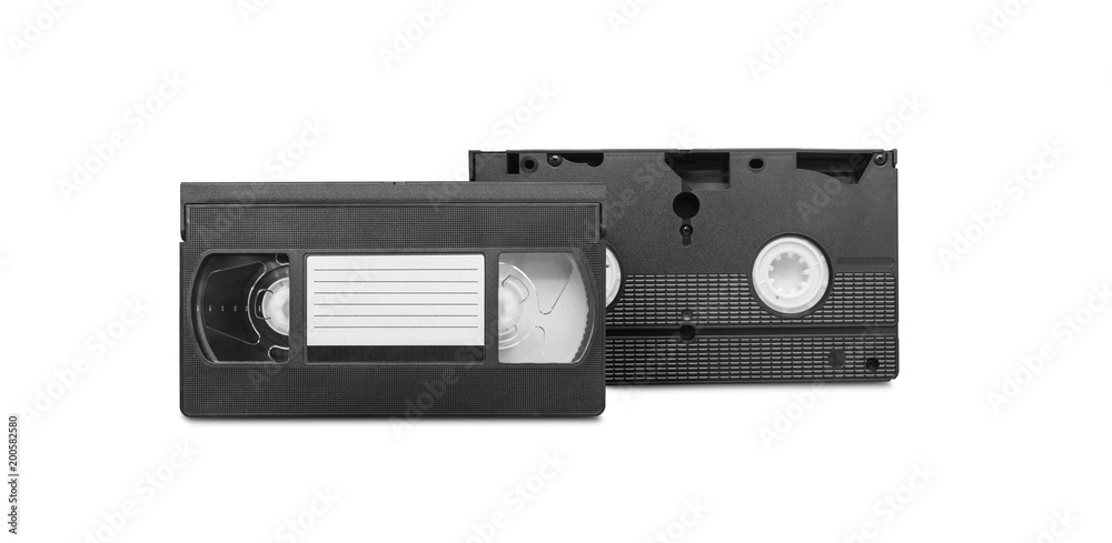 Large picture of an old Video Cassette tape Large picture of an old Video Cassette tape