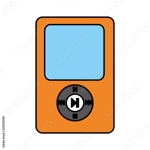 mp3 player music audio image vector illustration