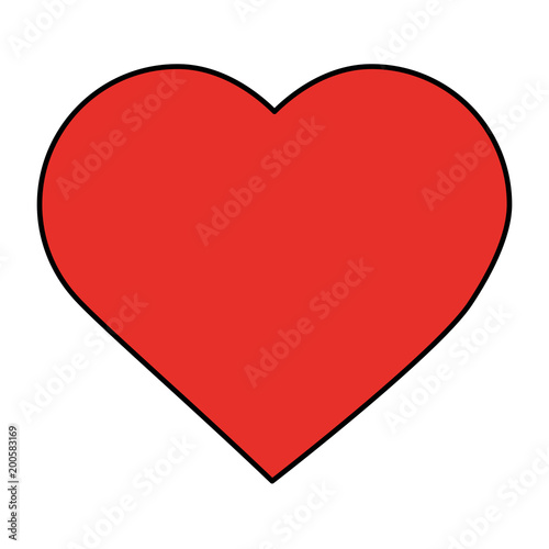 Free Download heart love passion feeling image vector illustration - GFXLoad