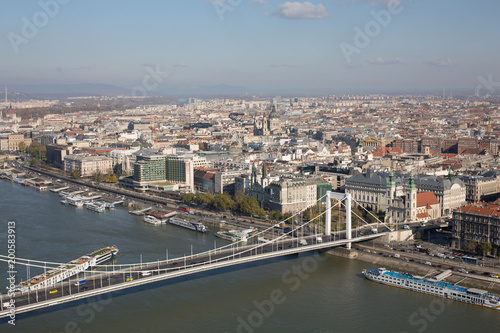 View of the Budapest Autumn and the Danube from Gellért Hill © Anna