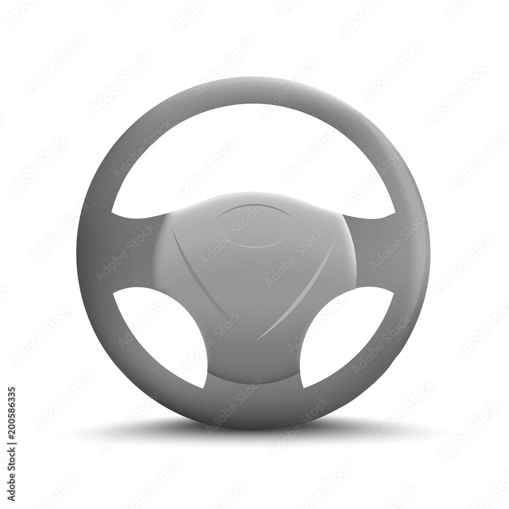 Steering Wheel. Realistic Vector illustration Steering Wheel. Realistic Vector illustration
