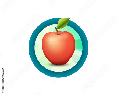 Label Emblem of Fresh Tasty...