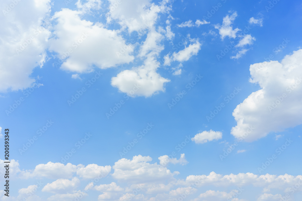 Obraz premium Clouds with blue sky background.