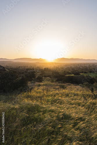 Vertical sunrise view of sp...
