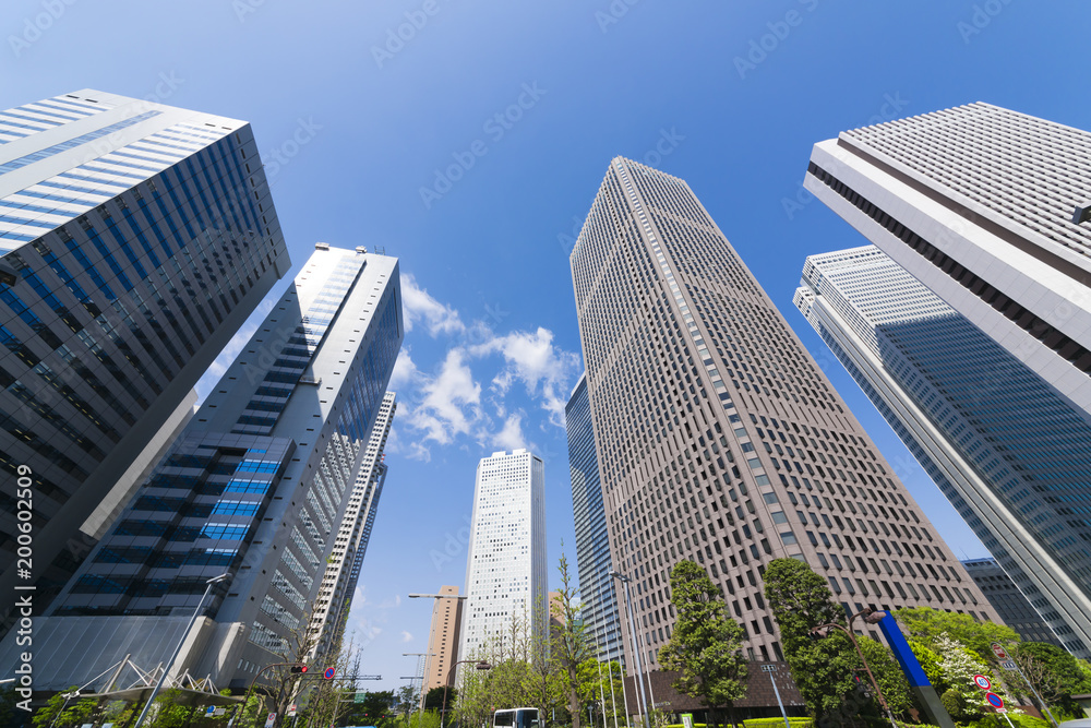 東京風景・新宿高層ビル街