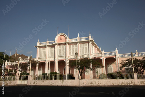 Palácio do Povo (People's Palace), or Palácio do Mindelo, (formerly the Palácio do Governador Governor's Palace), Mindelo, Cape Verde. photo