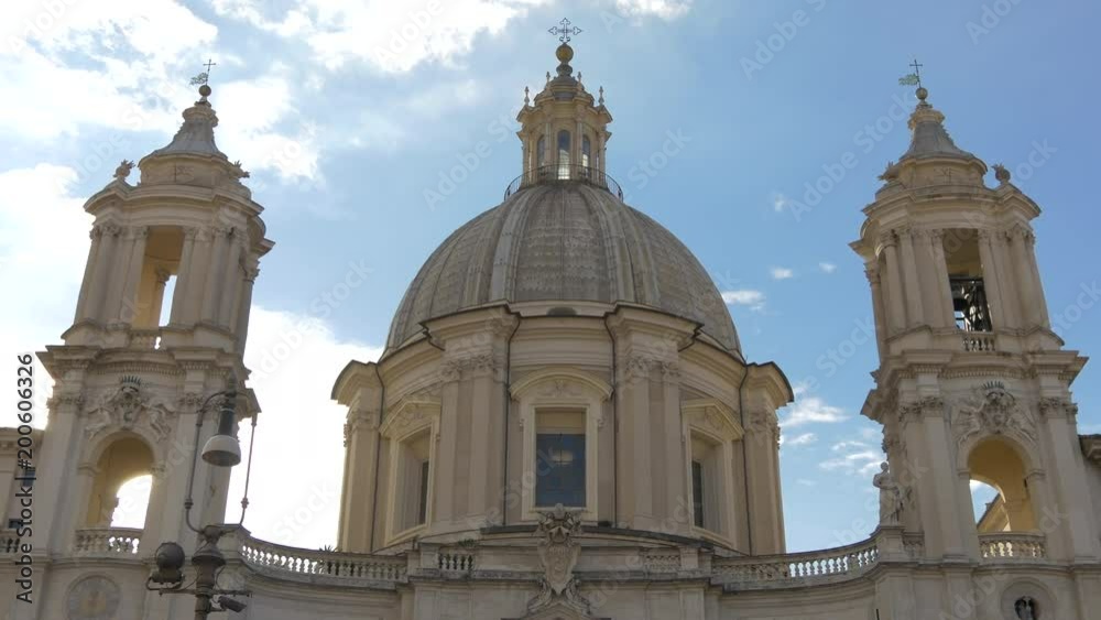 Sant'Agnese in Agone dome in Rome Sant'Agnese in Agone dome in Rome