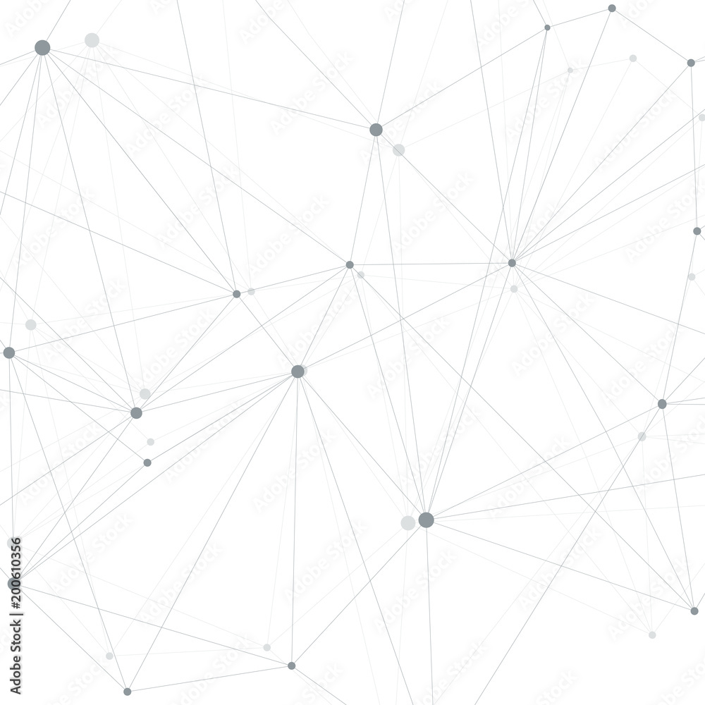 Abstract polygonal background with connected lines and dots. Minimalistic geometric pattern. Molecule structure and communication. Graphic plexus background. Science, medicine, technology concept. Abstract polygonal background with connected lines and dots. Minimalistic geometric pattern. Molecule structure and communication. Graphic plexus background. Science, medicine, technology concept.