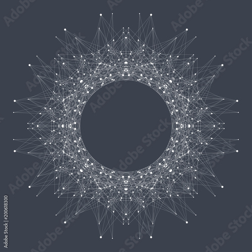 Artificial Intelligence Logo. Artificial Intelligence and Machine Learning Concept. Vector symbol AI. Neural networks and another modern technologies concepts. Technology sci-fi concept.