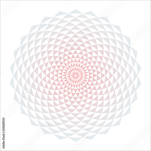 Circular Fractal Design Element