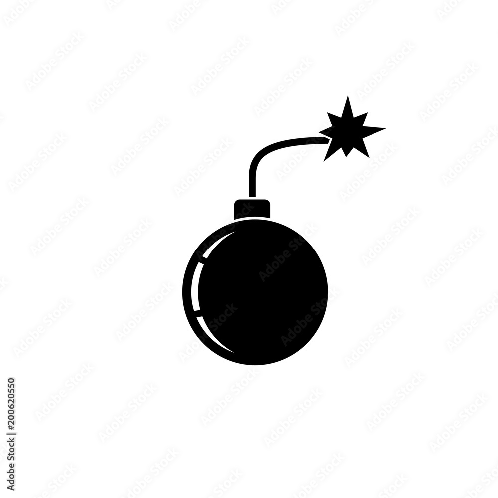 Bomb explosion icon Bomb explosion icon