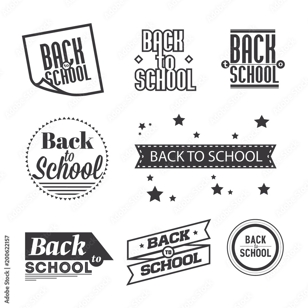 Fototapeta premium Set of lettering 