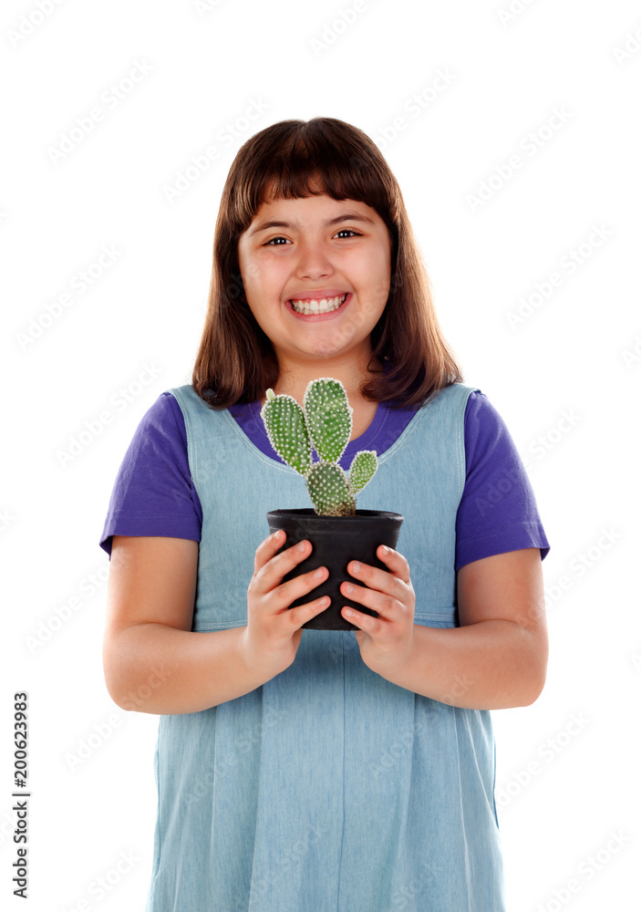 Happy daughter with a present for her mother Happy daughter with a present for her mother
