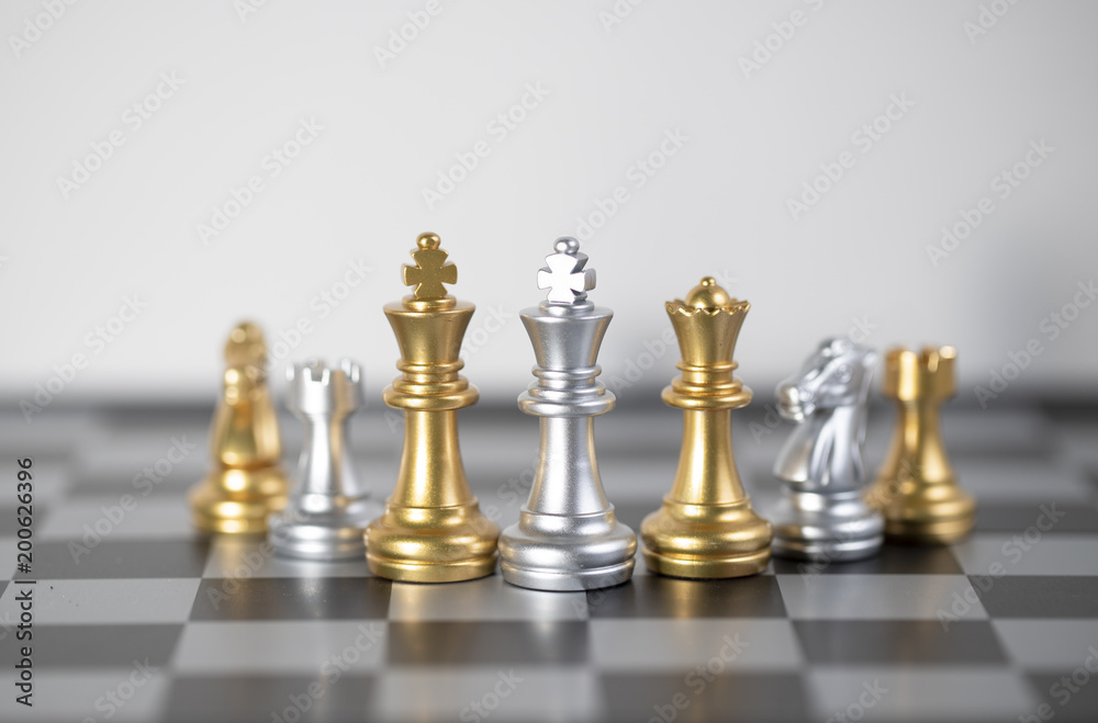 Between the King and the army on the chess board. Between the King and the army on the chess board.