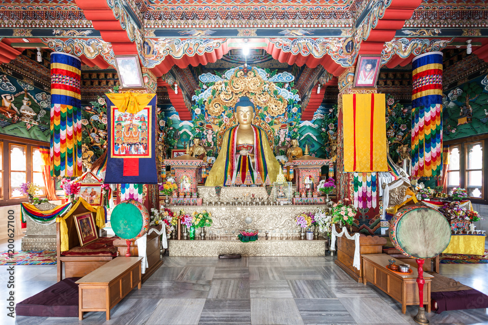 Fototapeta premium Bhutanese Temple, Bodhgaya