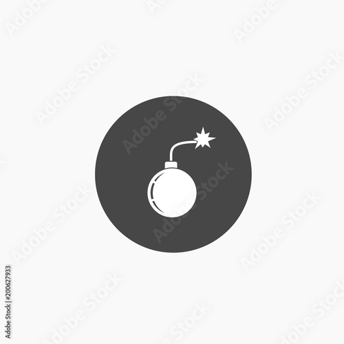 Bomb explosion icon