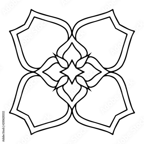 Vector arabesque ornament