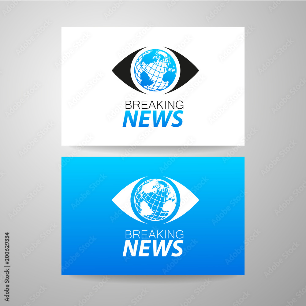breaking news logo template breaking news logo template