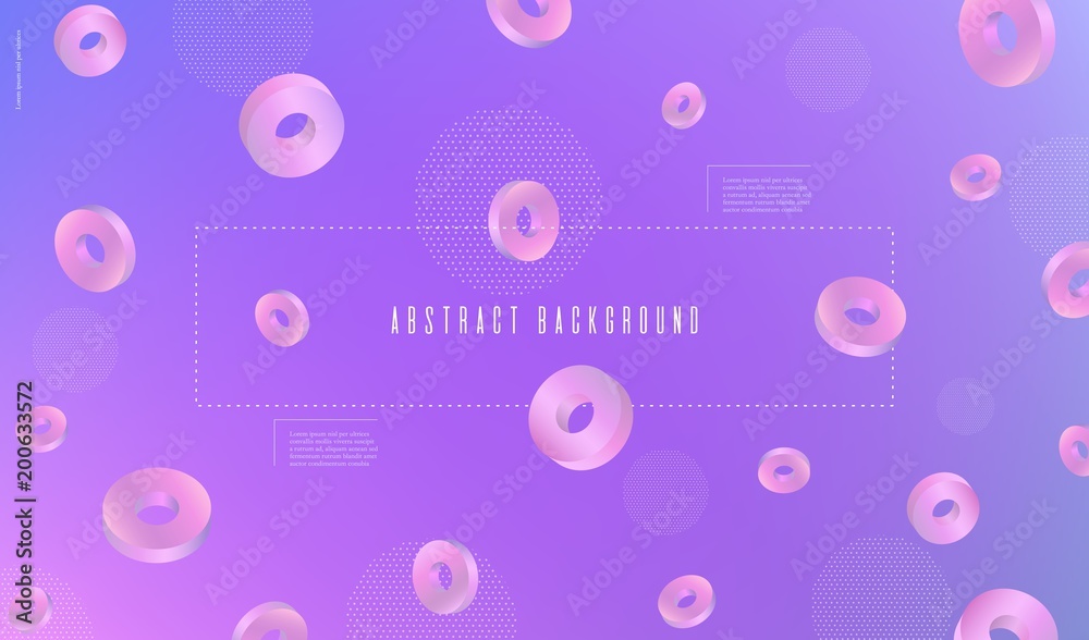 Abstract blurred background 3d dynamic shapes Llight lilac and pink pastel pattern Vector Abstract blurred background 3d dynamic shapes Llight lilac and pink pastel pattern Vector