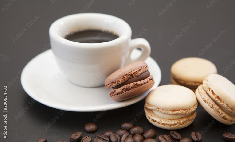 pause café et macarons vanille pause café et macarons vanille