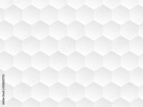 Tapety Sześciokąt biały