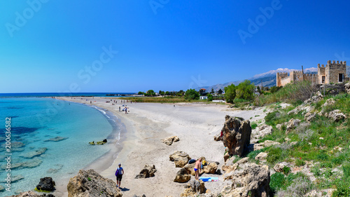 Fragokastello Beach, Crete, Greece photo