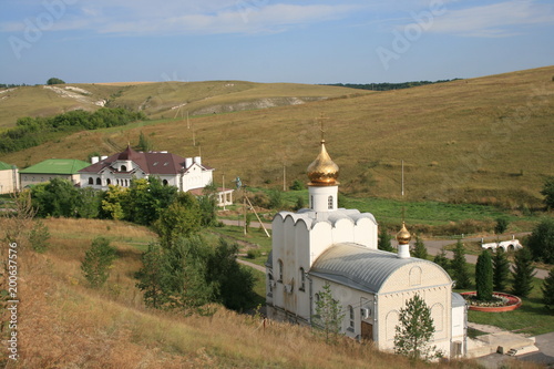 Russia. Chalk monasteries in the Voronezh region