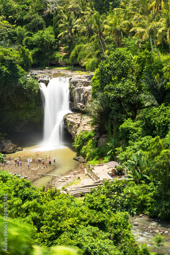 Fototapeta premium Tegenungan Waterfall it is one of places of interest of Bali, Indonesia