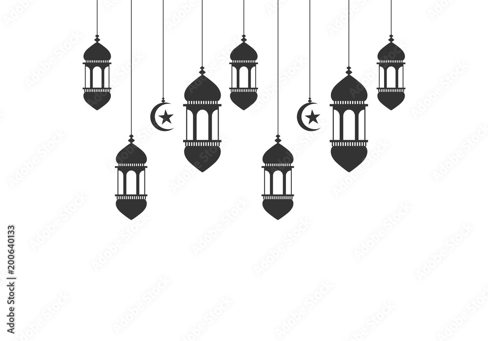 ramadan deko weiß