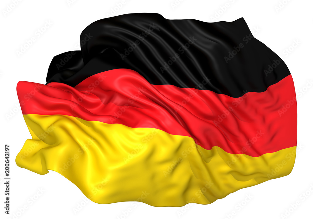 Naklejka premium ドイツ国旗