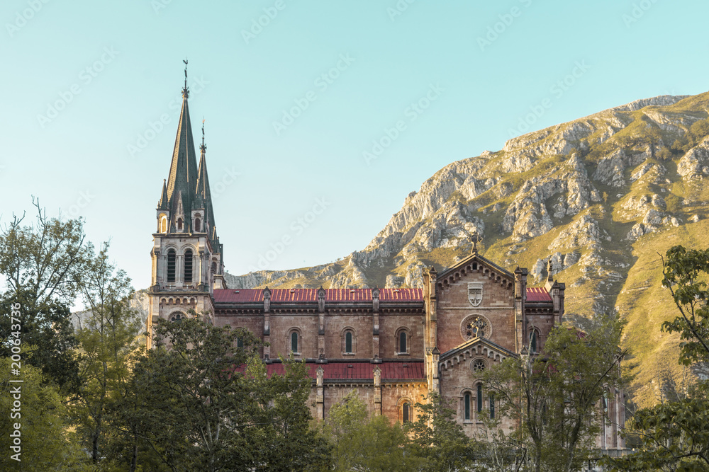 Sanctuary of Covadonga, Asturias, Picos de Europa, Spain Sanctuary of Covadonga, Asturias, Picos de Europa, Spain