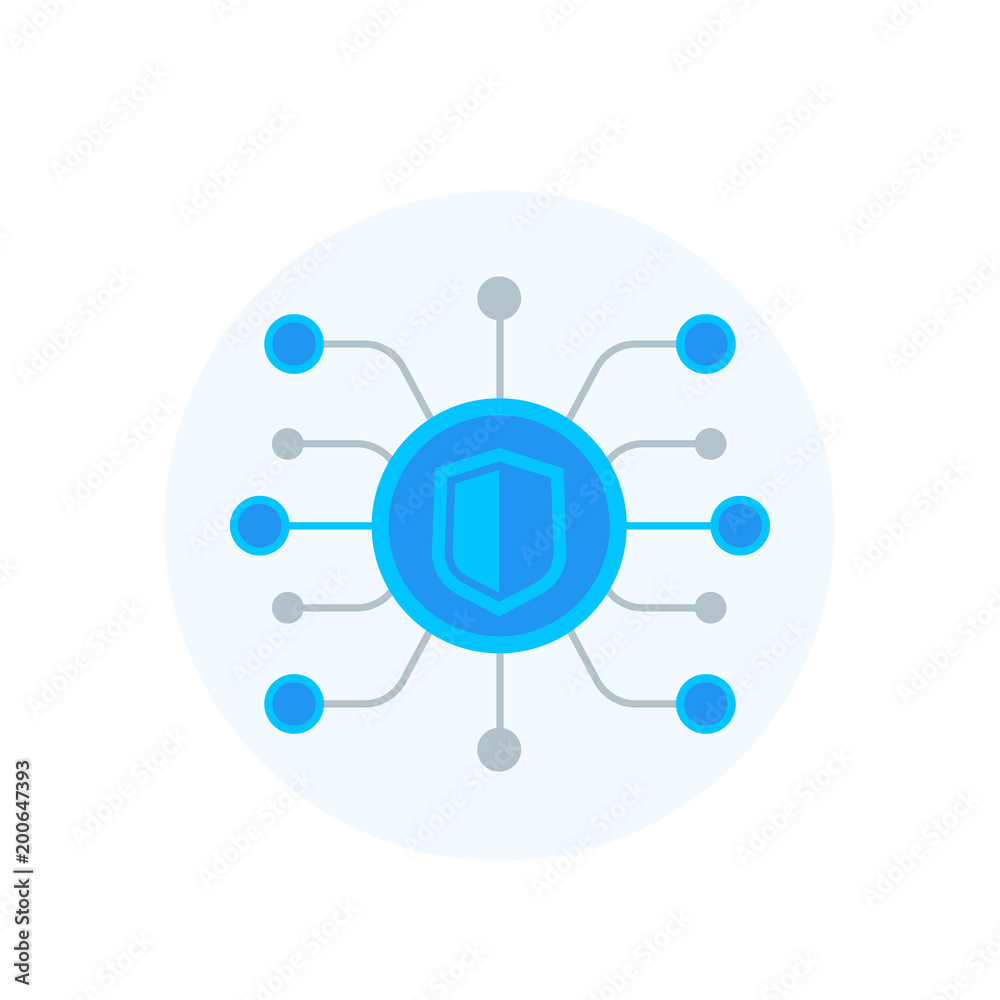 cyber attack, hacking vector icon on white cyber attack, hacking vector icon on white