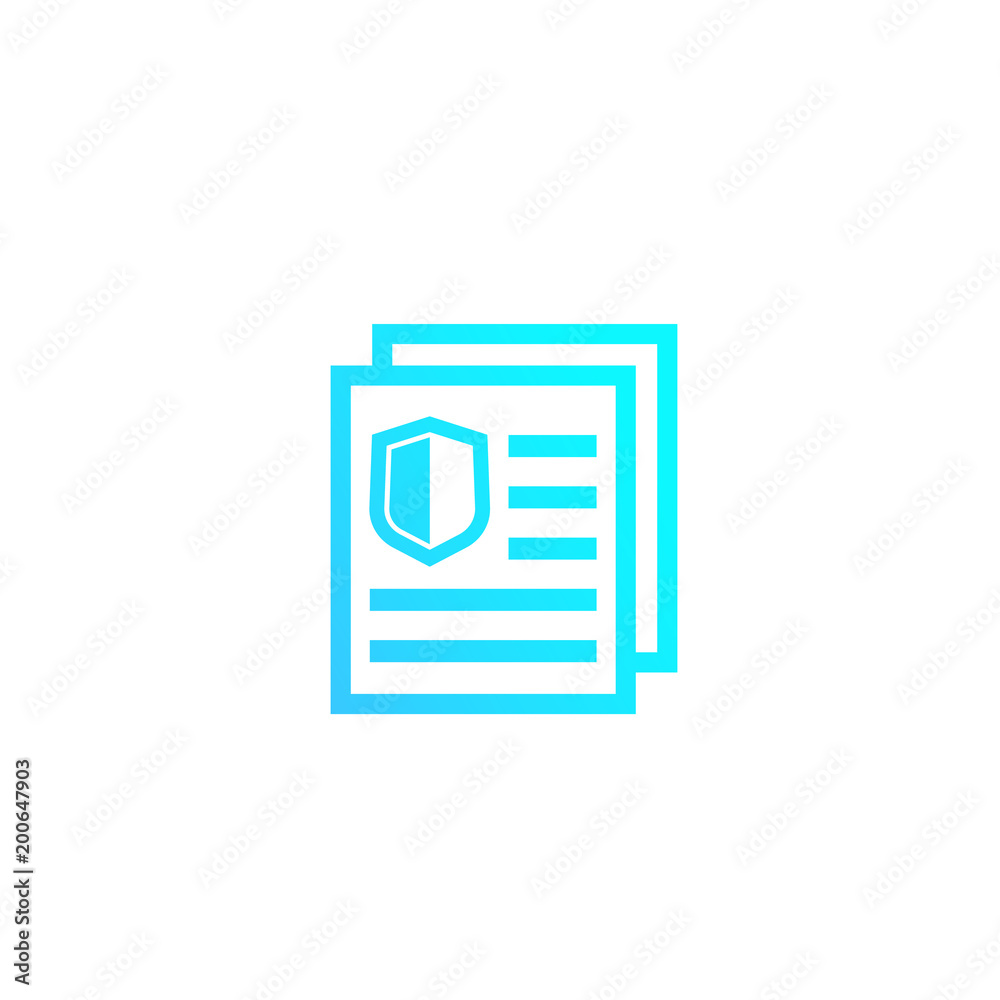 insurance policy documents icon insurance policy documents icon
