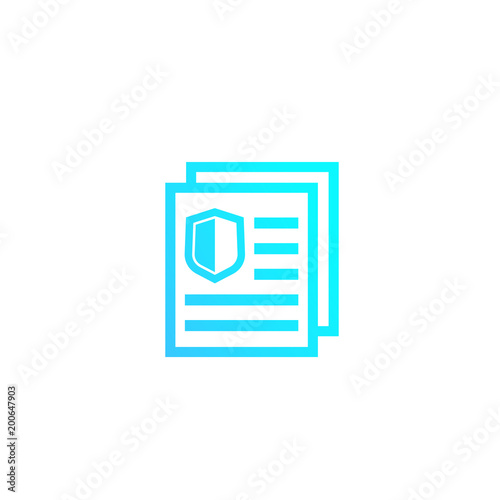 insurance policy documents icon