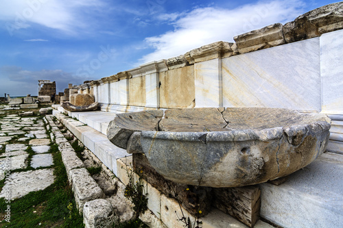 Hellenistic city, BC In the middle of the 3rd century, Seleucus King II. His wife was founded by Antiokhos in the name of Laodike. photo