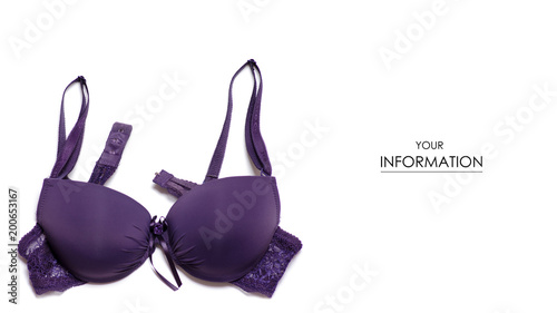 Wallpaper Mural Lilac bra lace pattern Torontodigital.ca