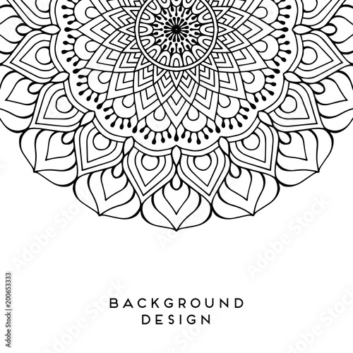 Vector mandala background