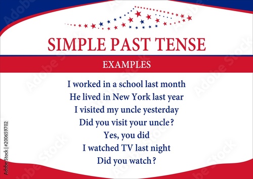 Fotografija simple past tense