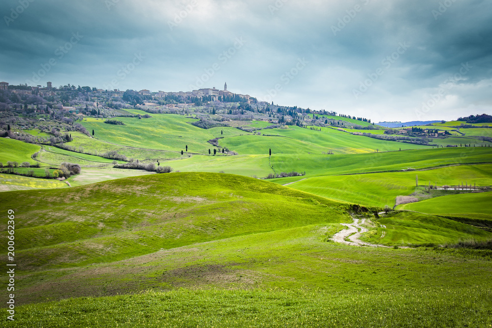 Obraz premium Spring tuscany landscape