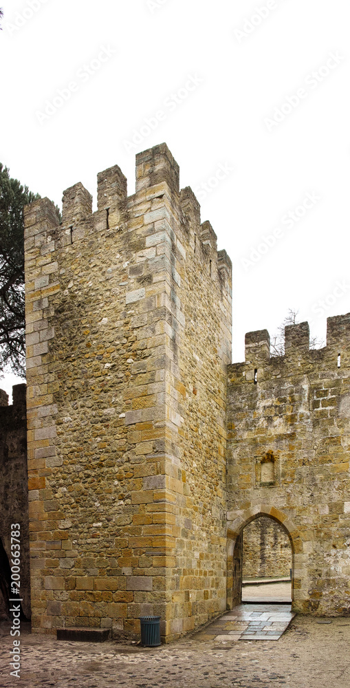 san jorge castle in lisbon