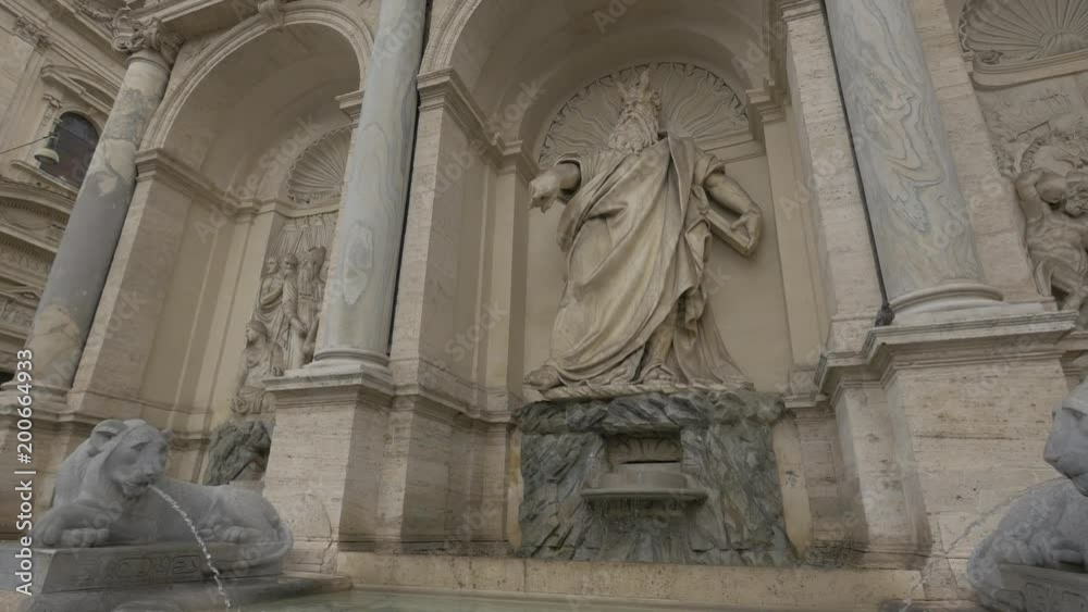 Fontana dell'Acqua Felice statues in Rome Fontana dell'Acqua Felice statues in Rome
