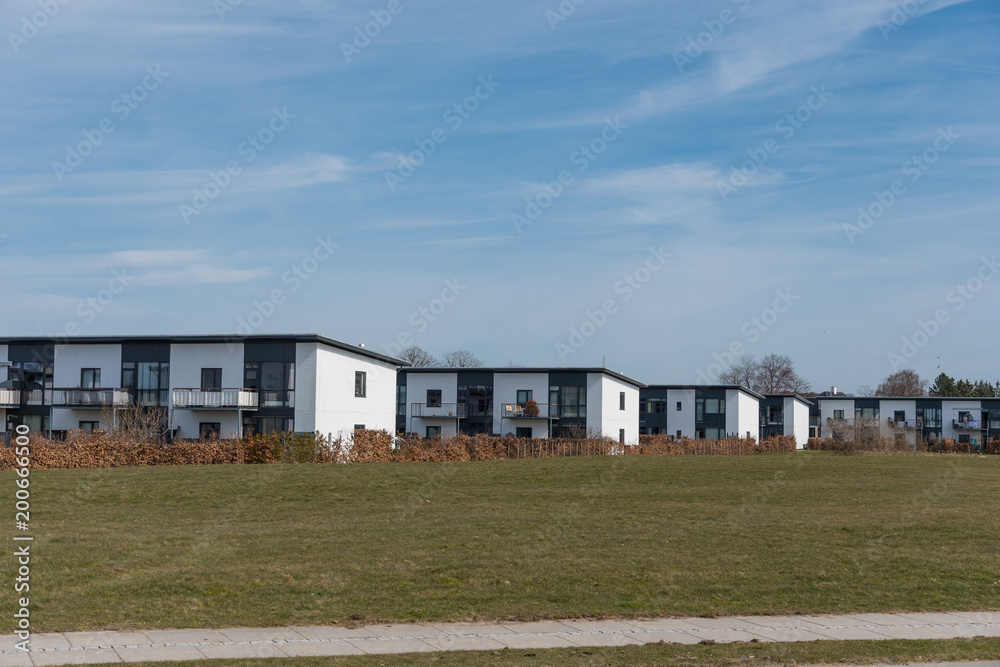 Residential buildings in town Residential buildings in town