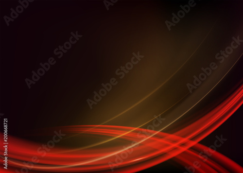 Brown dark background with red and white lines.