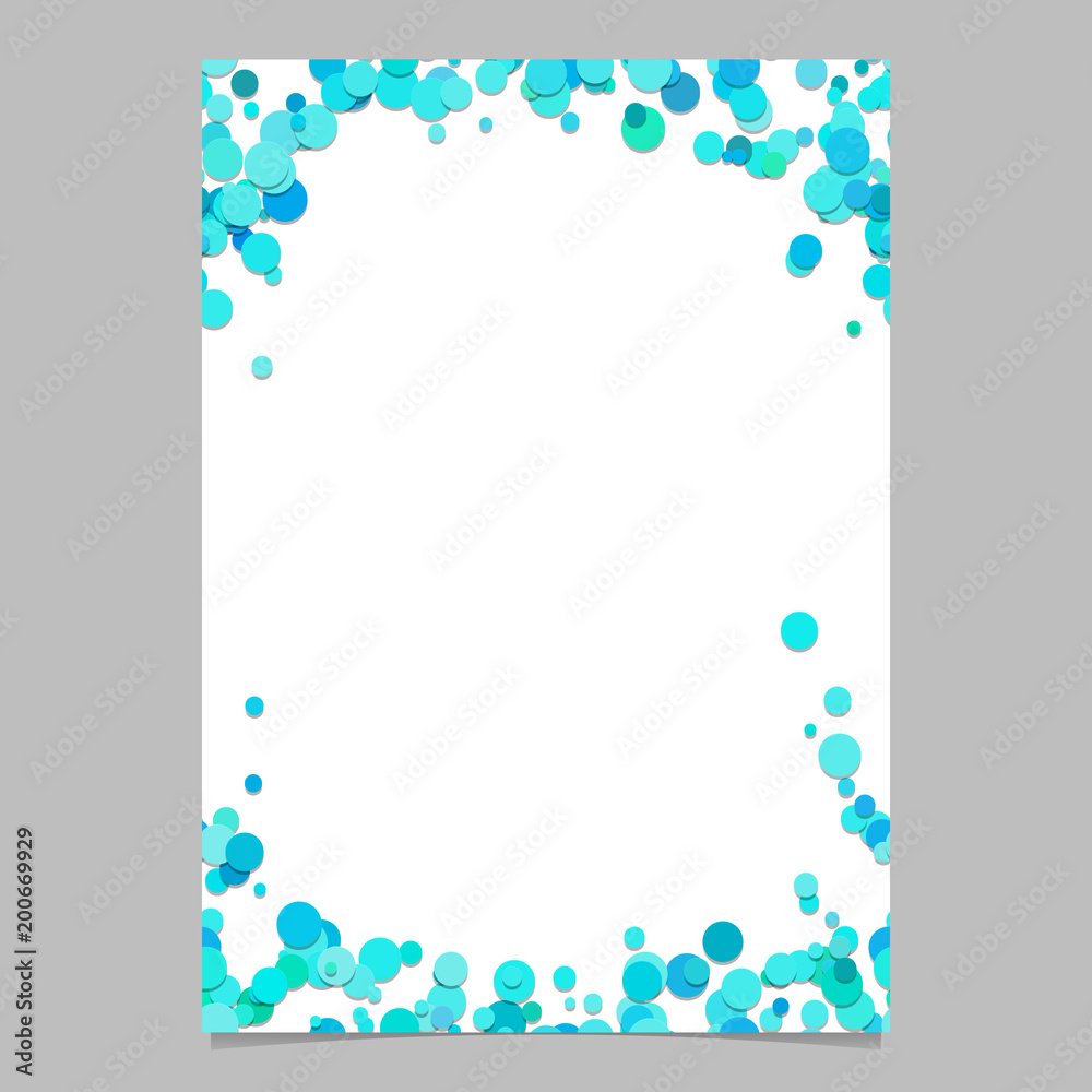 Color abstract random dot pattern card background template - vector ...