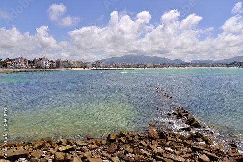 Bay of Saint-Jean-de-Luz, a commune in the Pyrénées-Atlantiques department in south-western France photo