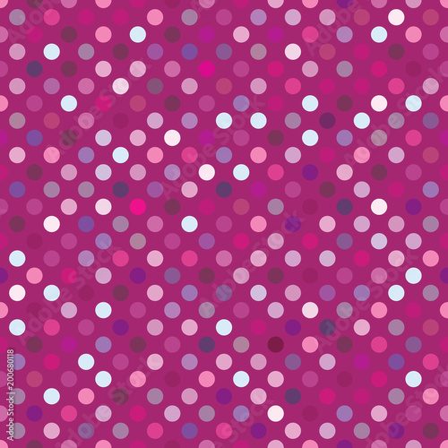 Seamless purple dot pattern. Ideal for gift wrapping paper designs.