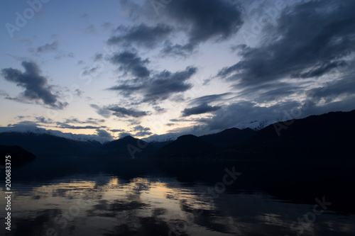 Darkness on the lake