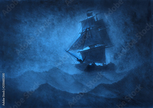 Fotografie sailing ship